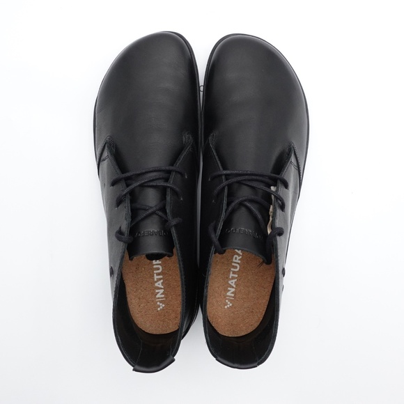 NEW Men's Vivobarefoot Gobi Lux Leather Barefoot Boots Obsidian - Picture 6 of 9